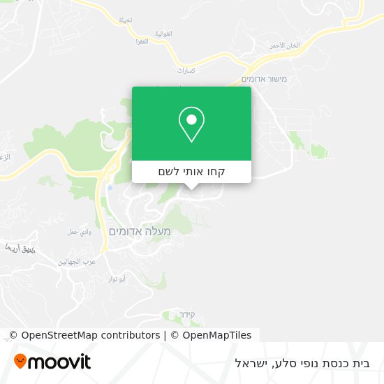 מפת בית כנסת נופי סלע