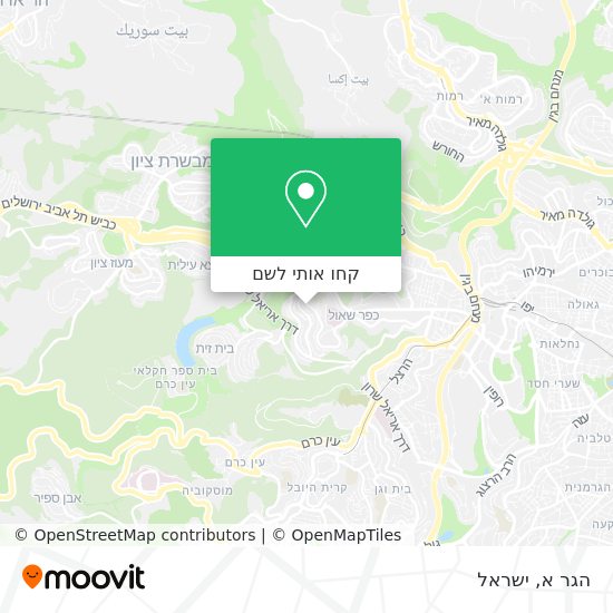 מפת הגר א