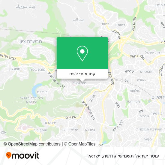 מפת עוטר ישראל-תשמישי קדושה
