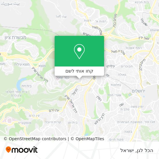 מפת הכל לגן