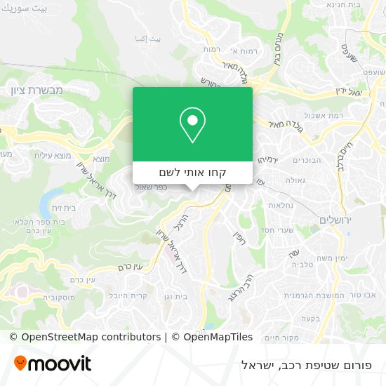 מפת פורום שטיפת רכב