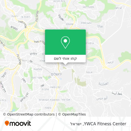 מפת YWCA Fitness Center