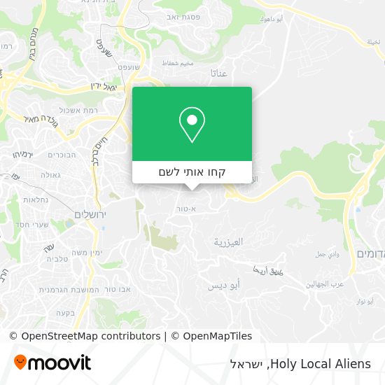 מפת Holy Local Aliens