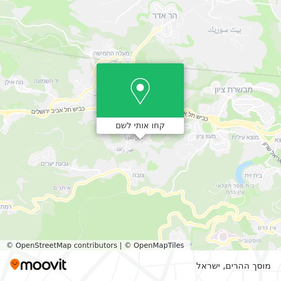 מפת מוסך ההרים