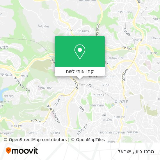 מפת מרכז כיוון