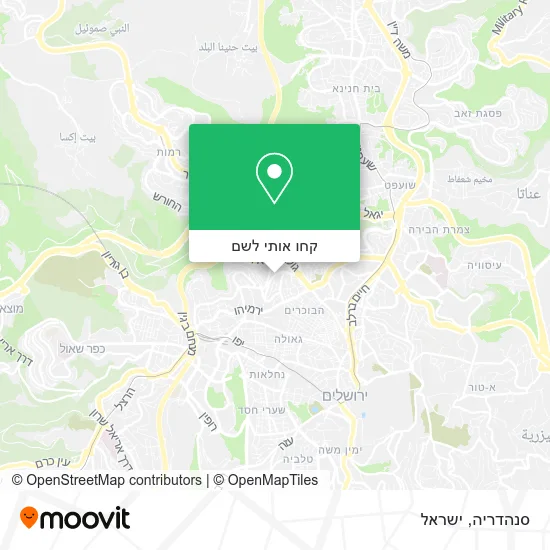 מפת סנהדריה
