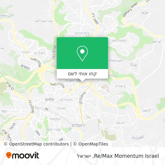 מפת Re/Max Momentum Israel