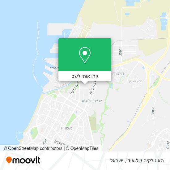 מפת האיטלקיה של אידי