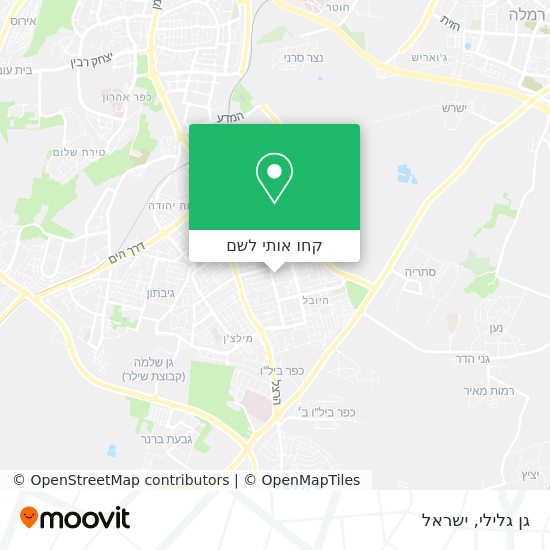 מפת גן גלילי