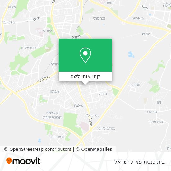 מפת בית כנסת פא י