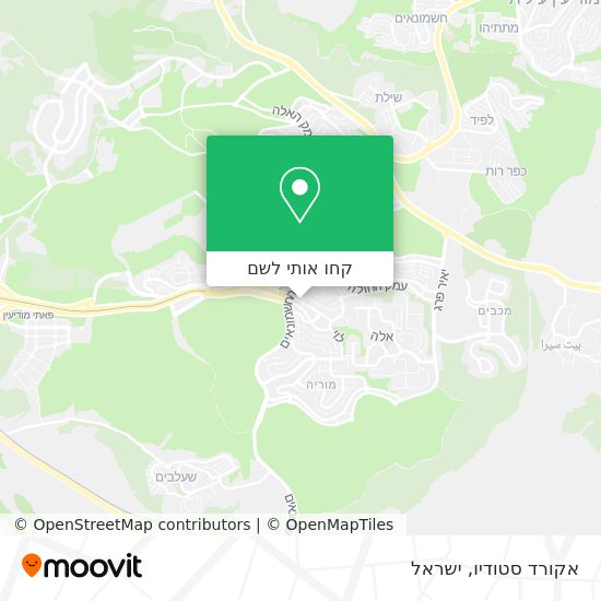 מפת אקורד סטודיו