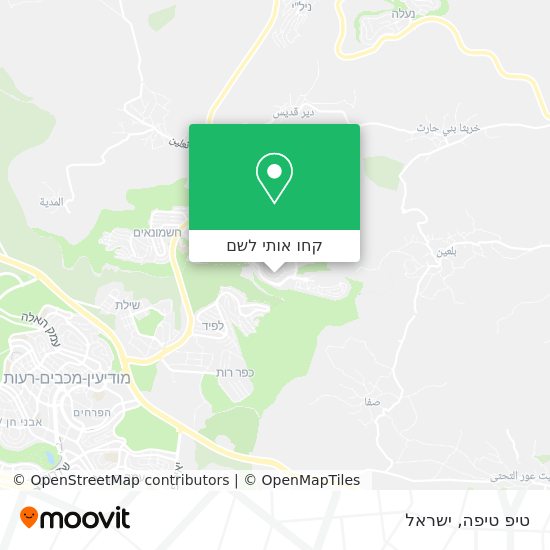 מפת טיפ טיפה