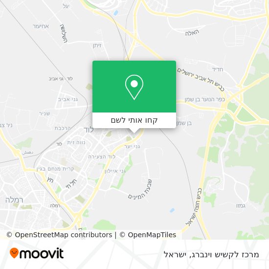 מפת מרכז לקשיש וינברג