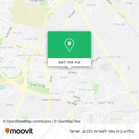 מפת בולדוג-בית ספר לספרות כלבים