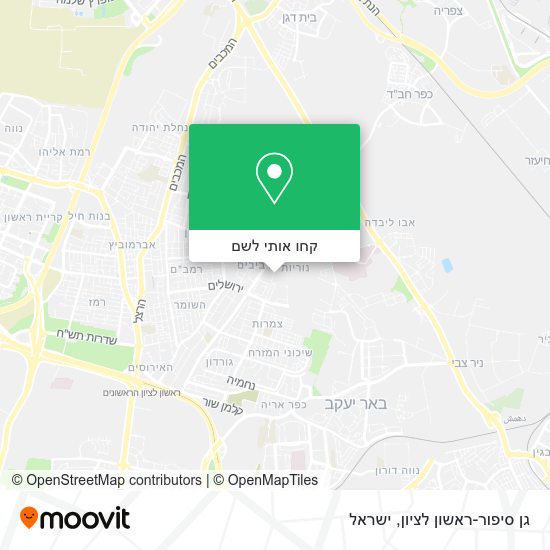 מפת גן סיפור-ראשון לציון