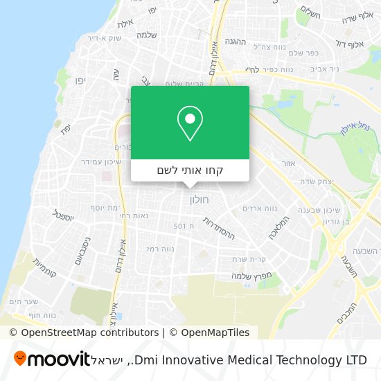 מפת Dmi Innovative Medical Technology LTD.