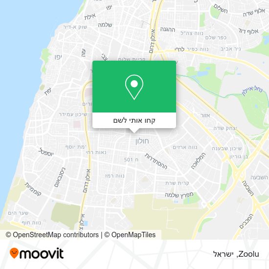 מפת Zoolu