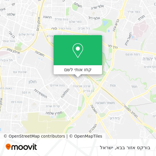 מפת בורקס אזור בבא