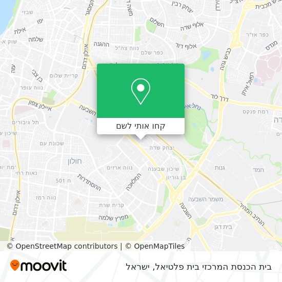 מפת בית הכנסת המרכזי בית פלטיאל