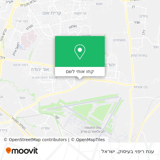 מפת ענת ריפוי בעיסוק
