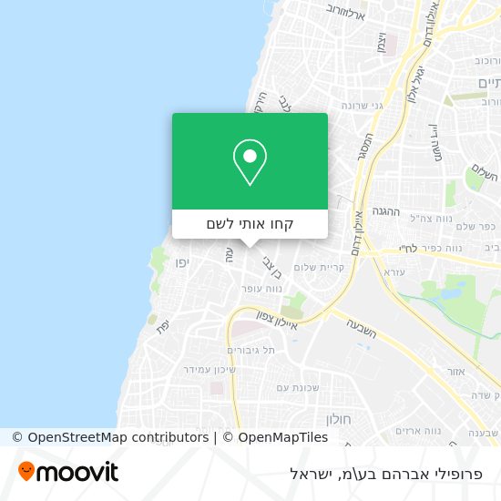 מפת פרופילי אברהם בע\מ