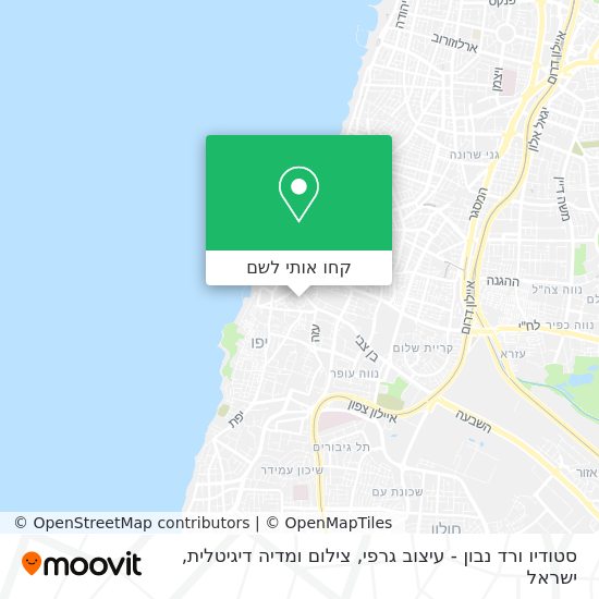 מפת סטודיו ורד נבון - עיצוב גרפי, צילום ומדיה דיגיטלית