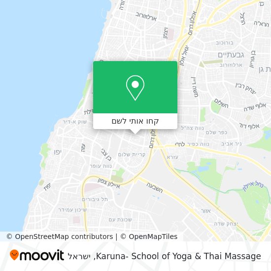 מפת Karuna- School of Yoga & Thai Massage