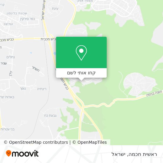 מפת ראשית חכמה