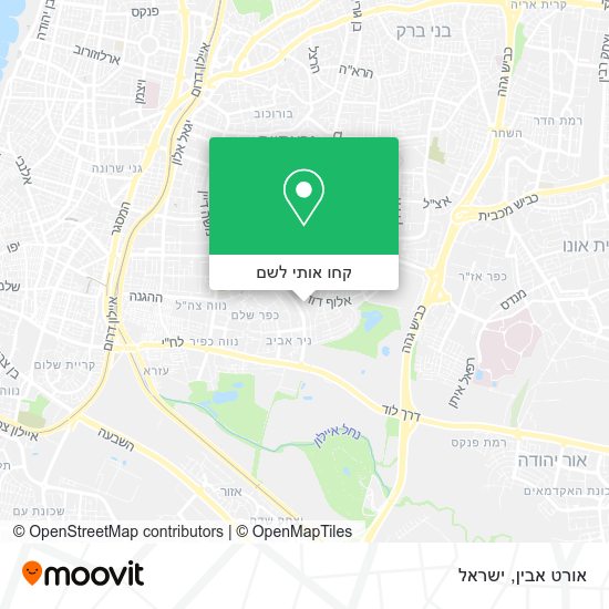 מפת אורט אבין