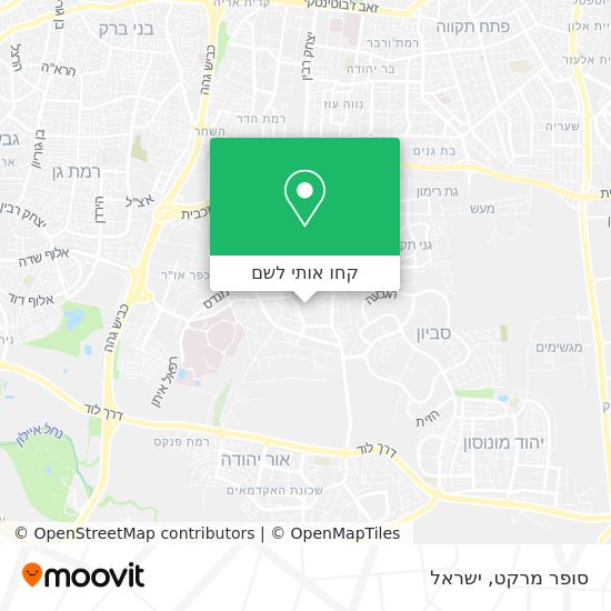 מפת סופר מרקט