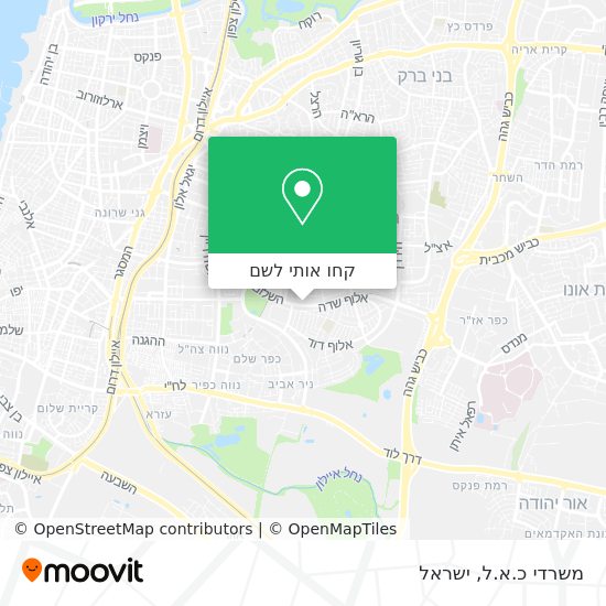 מפת משרדי כ.א.ל