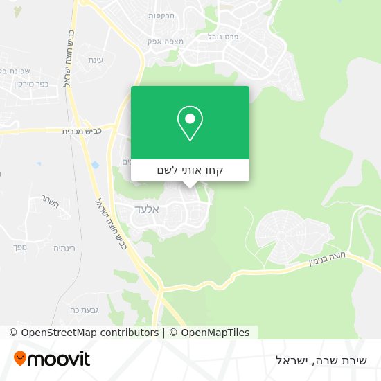 מפת שירת שרה