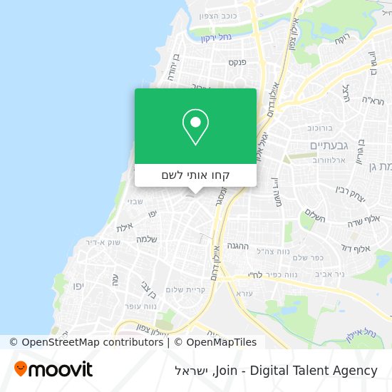 מפת Join - Digital Talent Agency