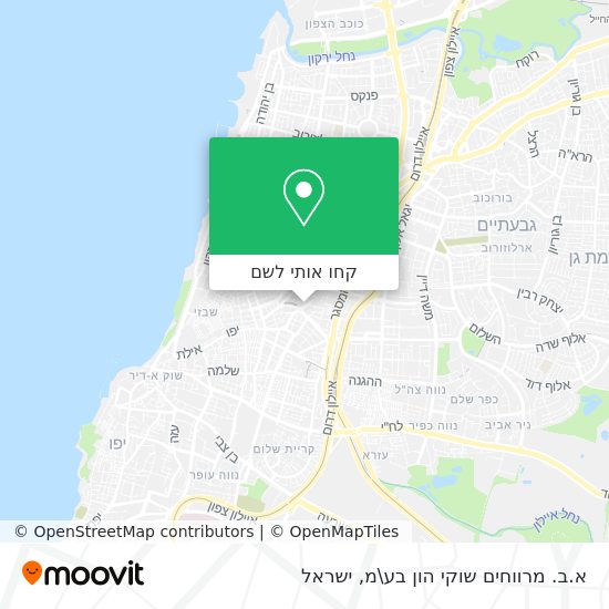מפת א.ב. מרווחים שוקי הון בע\מ