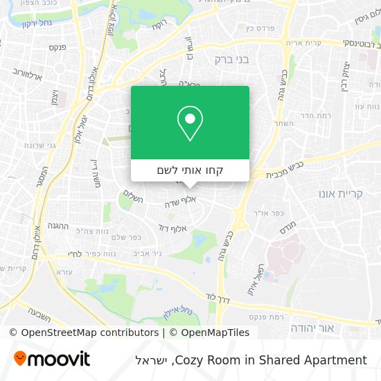 מפת Cozy Room in Shared Apartment