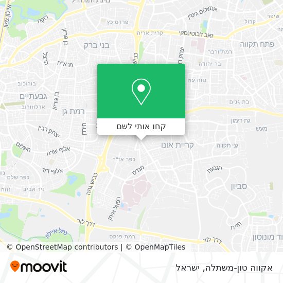 מפת אקווה טון-משתלה
