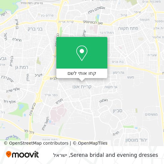 מפת Serena bridal and evening dresses