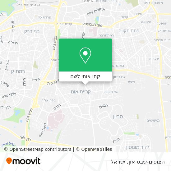 מפת הצופים-שבט און