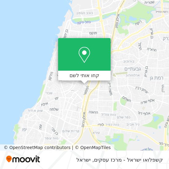 מפת קשפלואו ישראל - מרכז עסקים