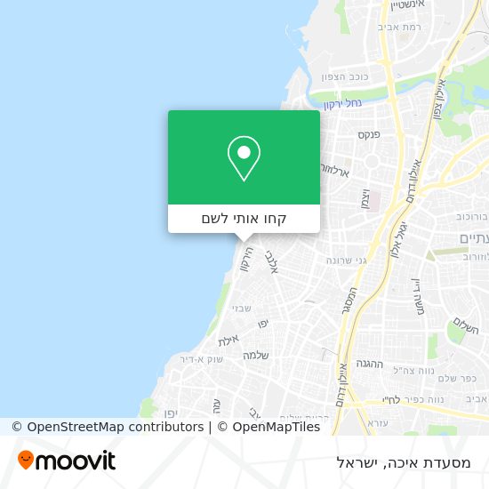 מפת מסעדת איכה
