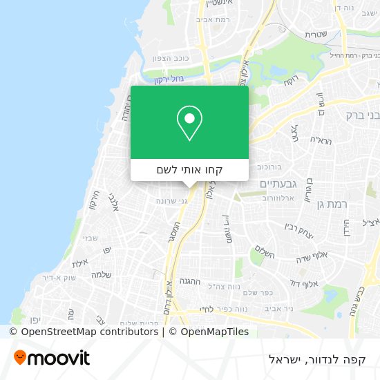 מפת קפה לנדוור