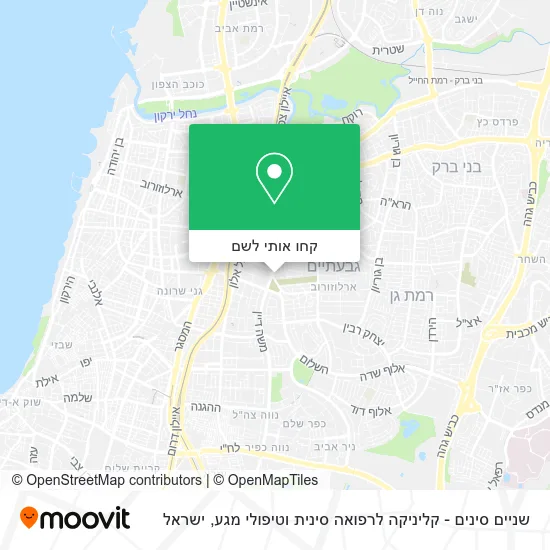 מפת שניים סינים - קליניקה לרפואה סינית וטיפולי מגע