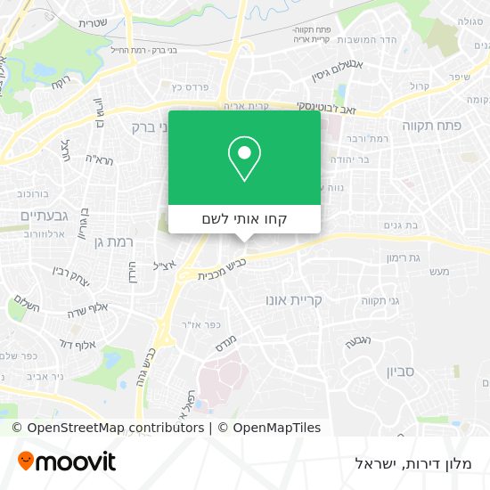 מפת מלון דירות