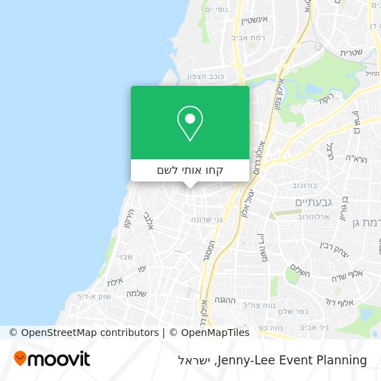 מפת Jenny-Lee Event Planning