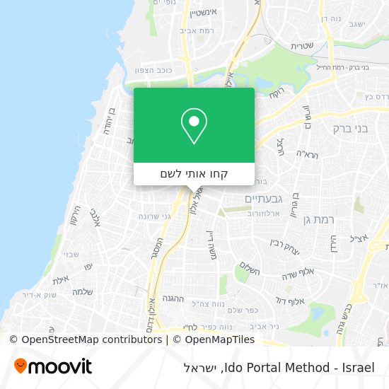 מפת Ido Portal Method - Israel