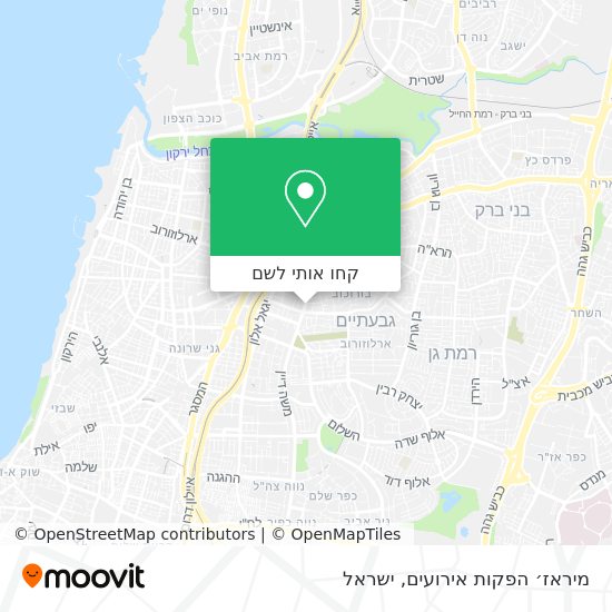 מפת מיראז׳ הפקות אירועים