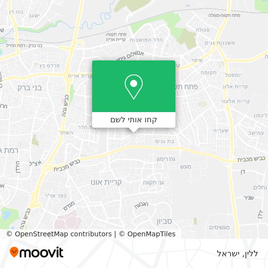 מפת ללין