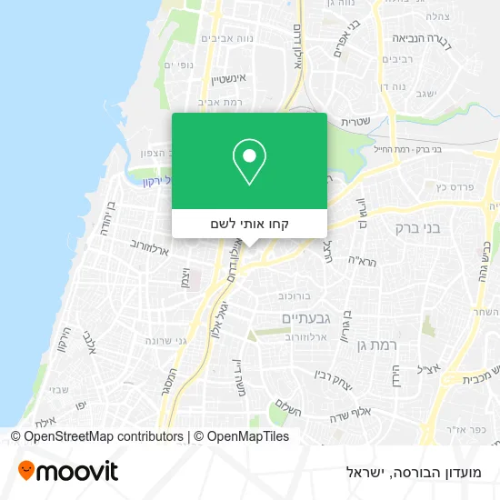 מפת מועדון הבורסה