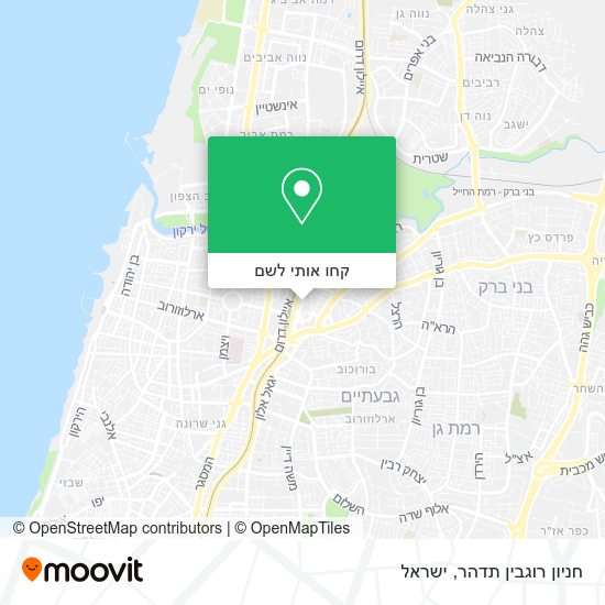 מפת חניון רוגבין תדהר