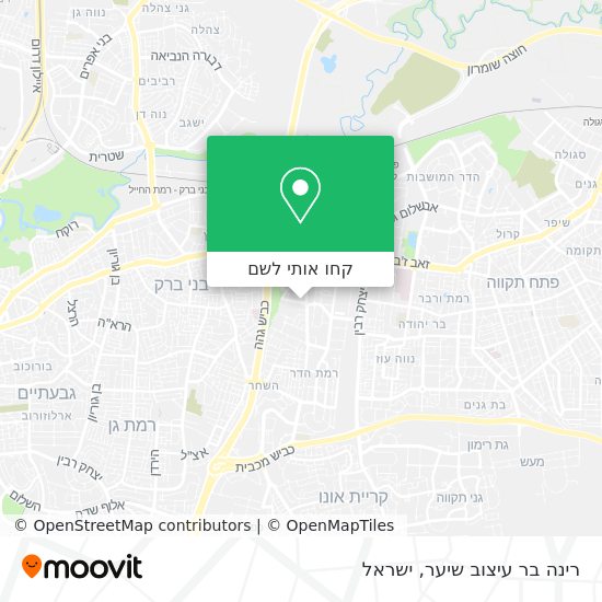 מפת רינה בר עיצוב שיער